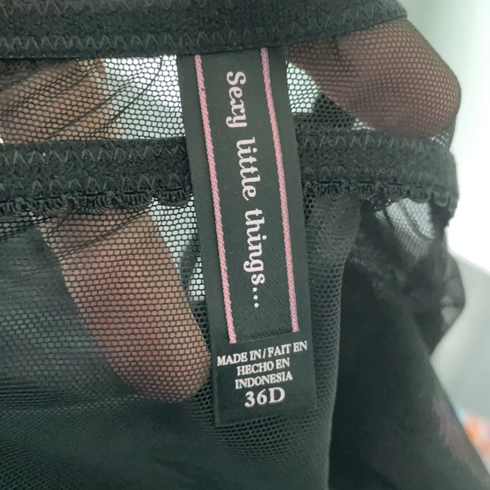 Victoria’s Secret Sexy Little Things Black Mesh Teddy Chemise - Image 6