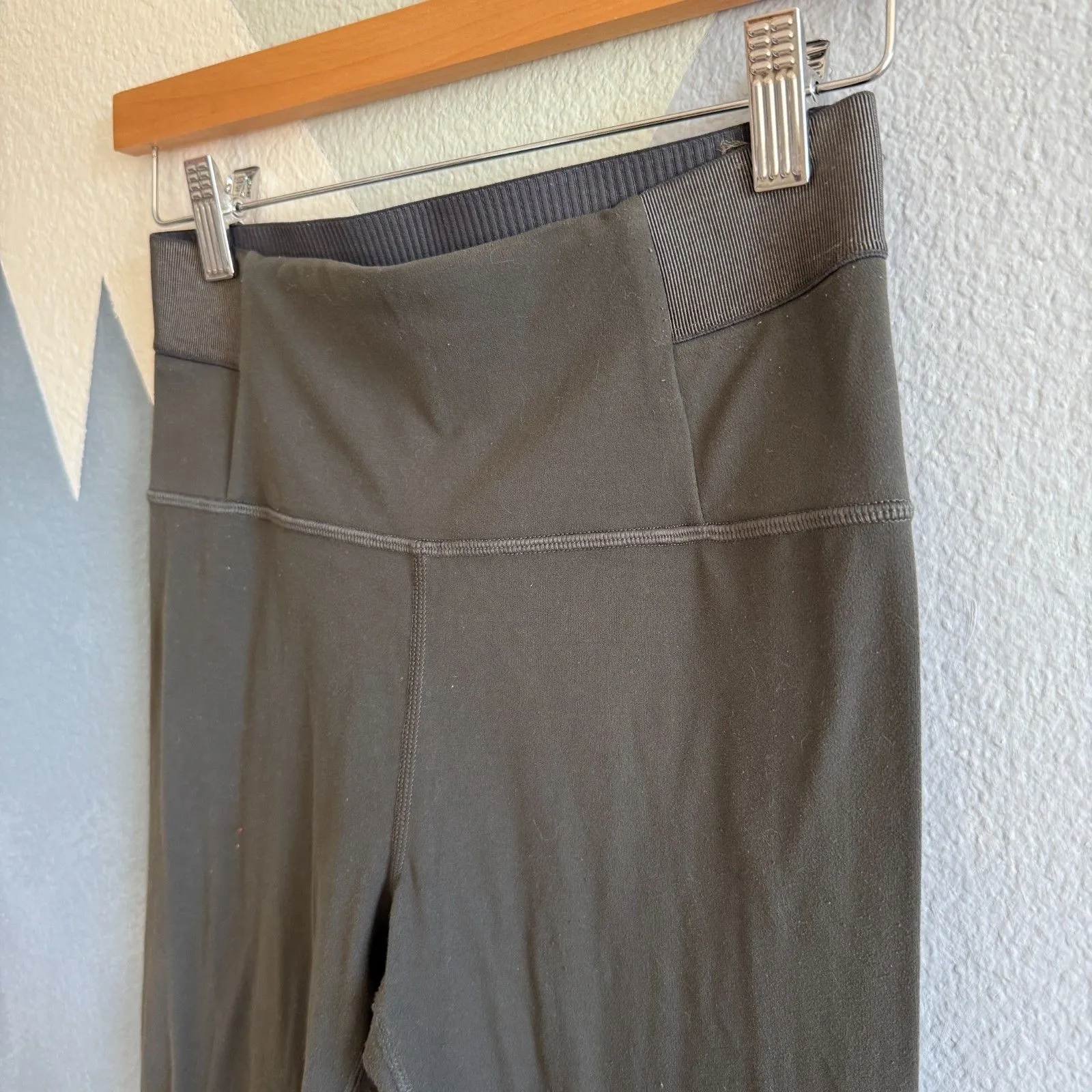 Athleta Aura Split Pant Dark Olive Size Small - Image 5