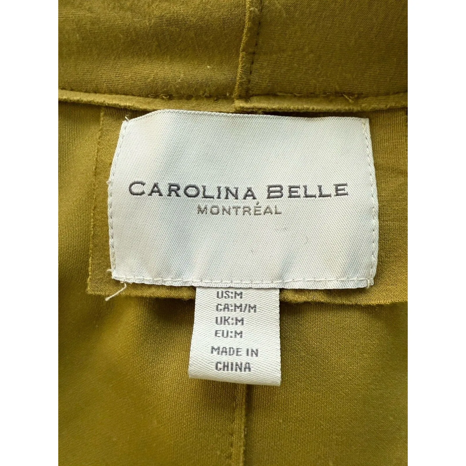 Carolina Belle Long Cardigan Med Chartreuse EUC! - Image 4