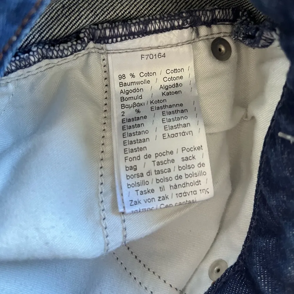 Never worn Lacoste skinny blue jeans - Image 6