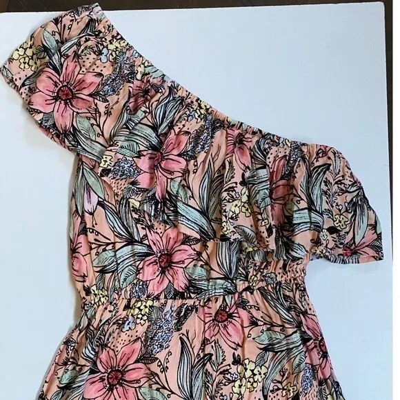 MINKPINK Wattle Wonder 1-shoulder Floral‎ dress - S NWOT - Image 9