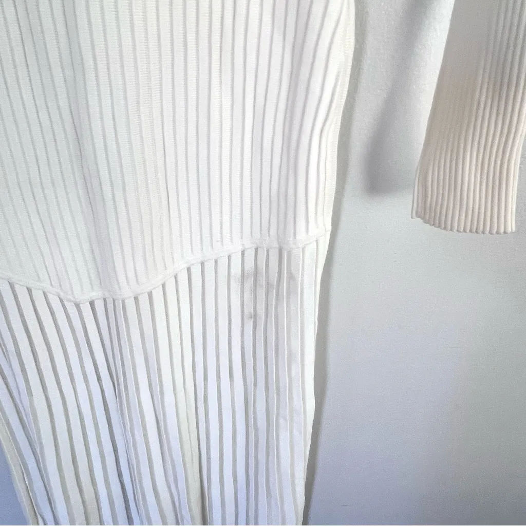 NEW Sir The Label Sylvie Ivory Long Sleeve Dress Sz US 2 White - Image 15