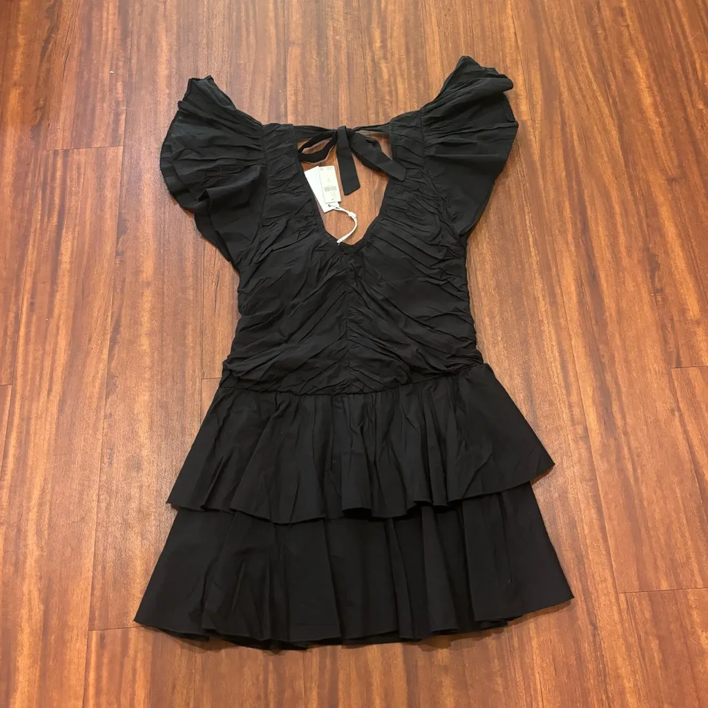 Anthropologie Love the Label Ruffled Mini Dress - Image 3