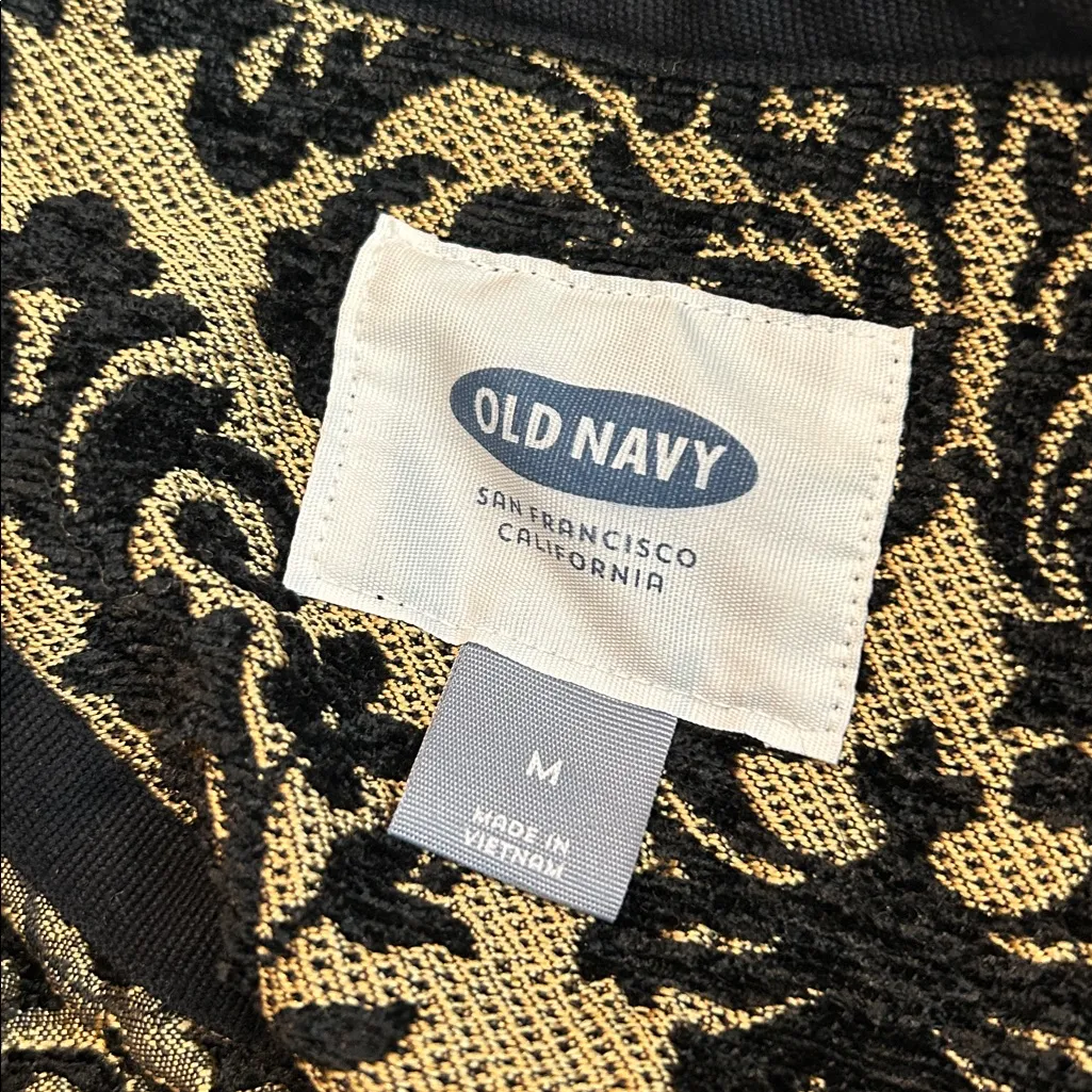 OLD NAVY black and gold over coat - Image 4