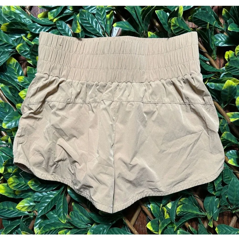 Joy Lab Yellow Mustard High Waisted Workout Shorts Size Small - Image 2