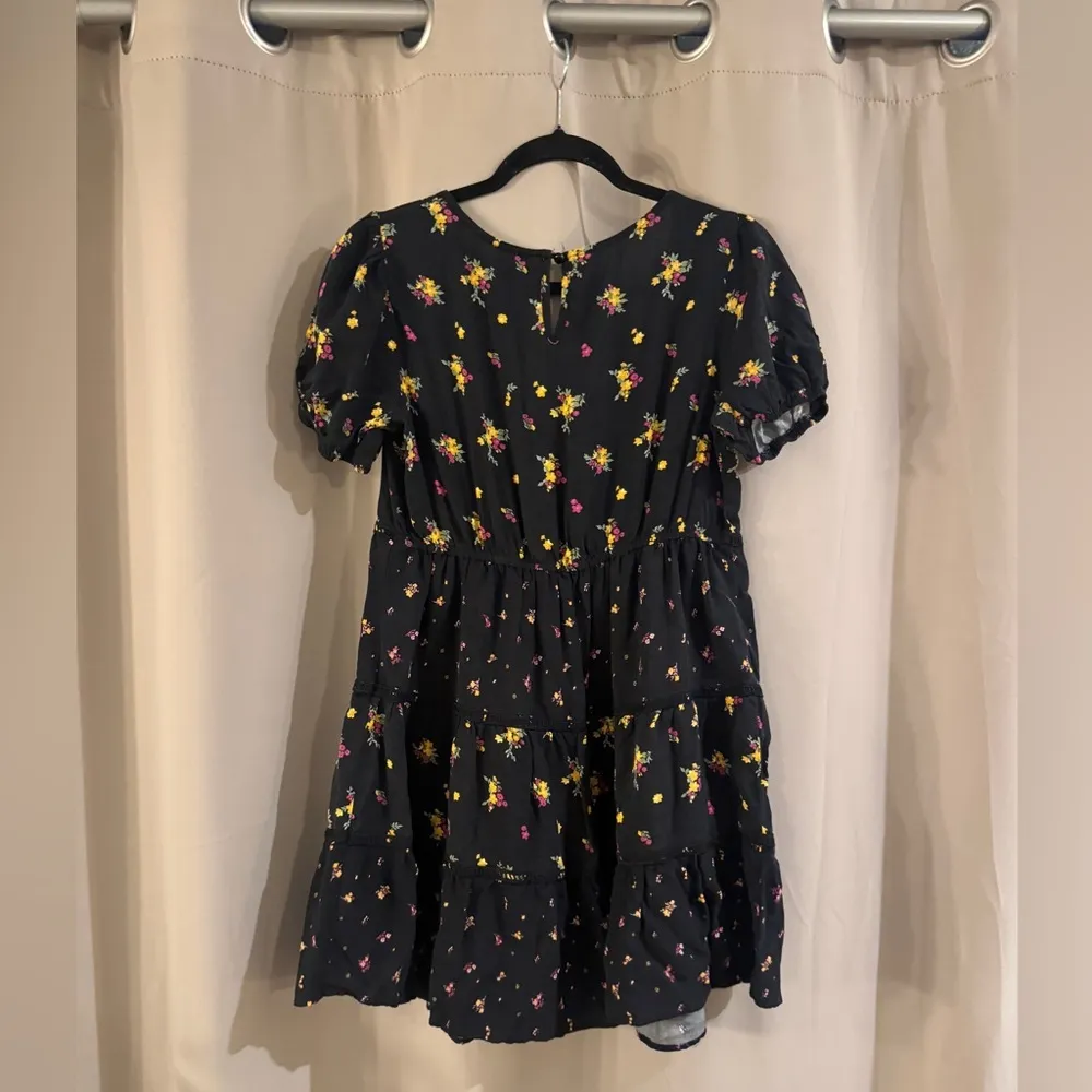 Women’s Rowa Floral Black  Dress - Image 2