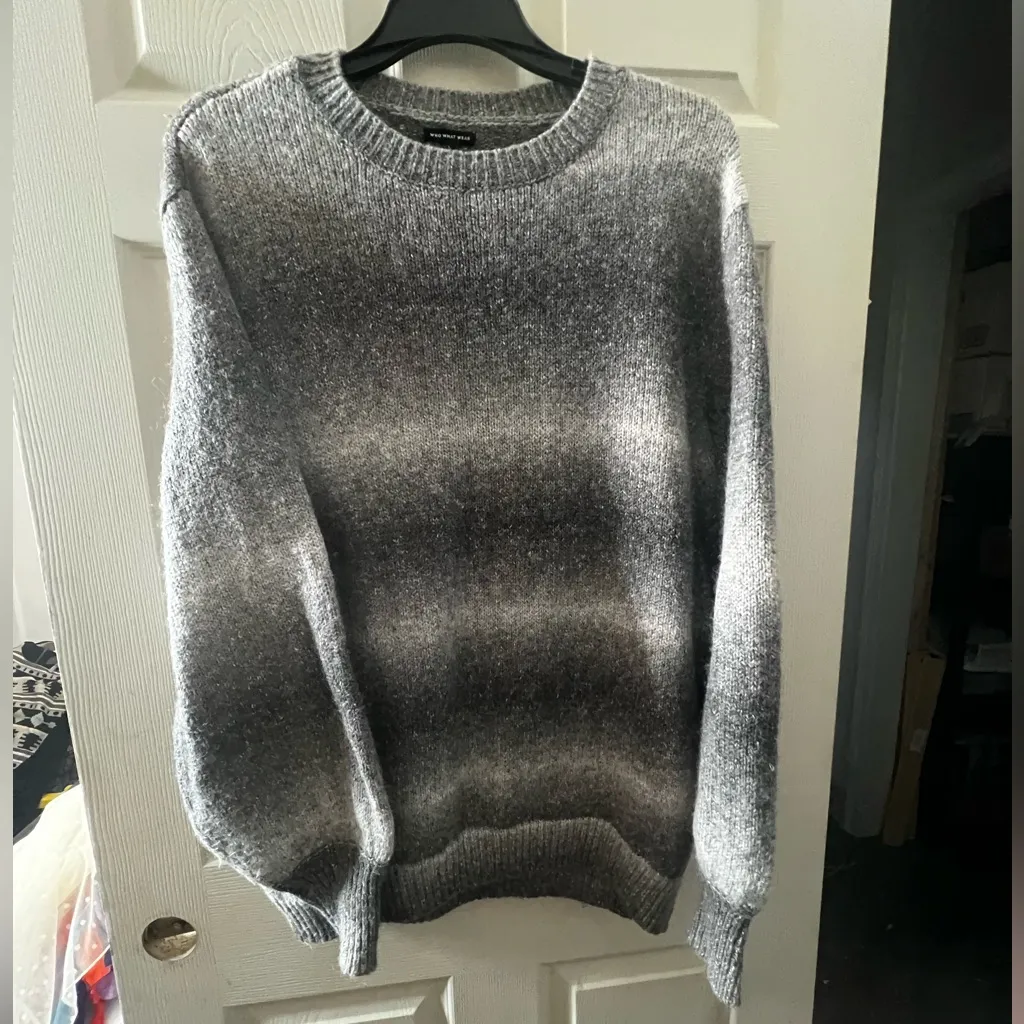Who What Wear Gray Gradient Women's Sweater Size Large - Image 2