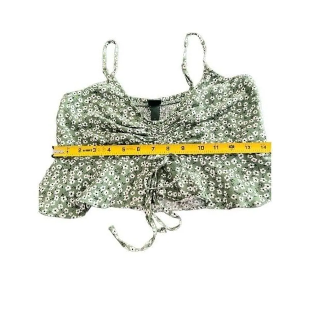 Wild Fable flowers crop tank top size S - Image 5