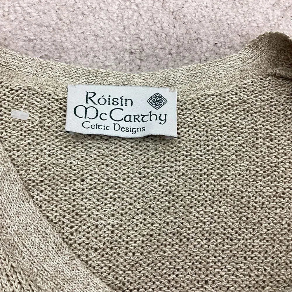 Róisín McCarthy Irish Knit Cardigan Size Medium - Image 4