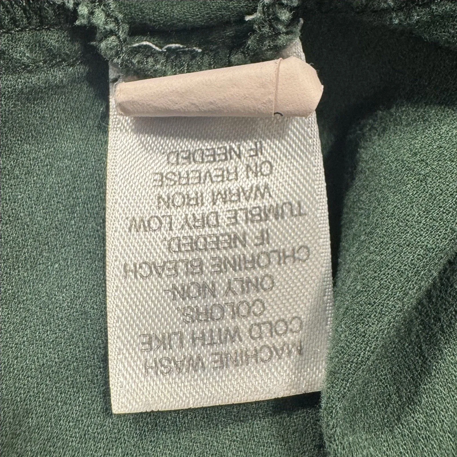 J.Jill Corduroy Tunic Top Size L Emerald Green Collared Relaxed Fit Long Sleeve Size L - Image 9