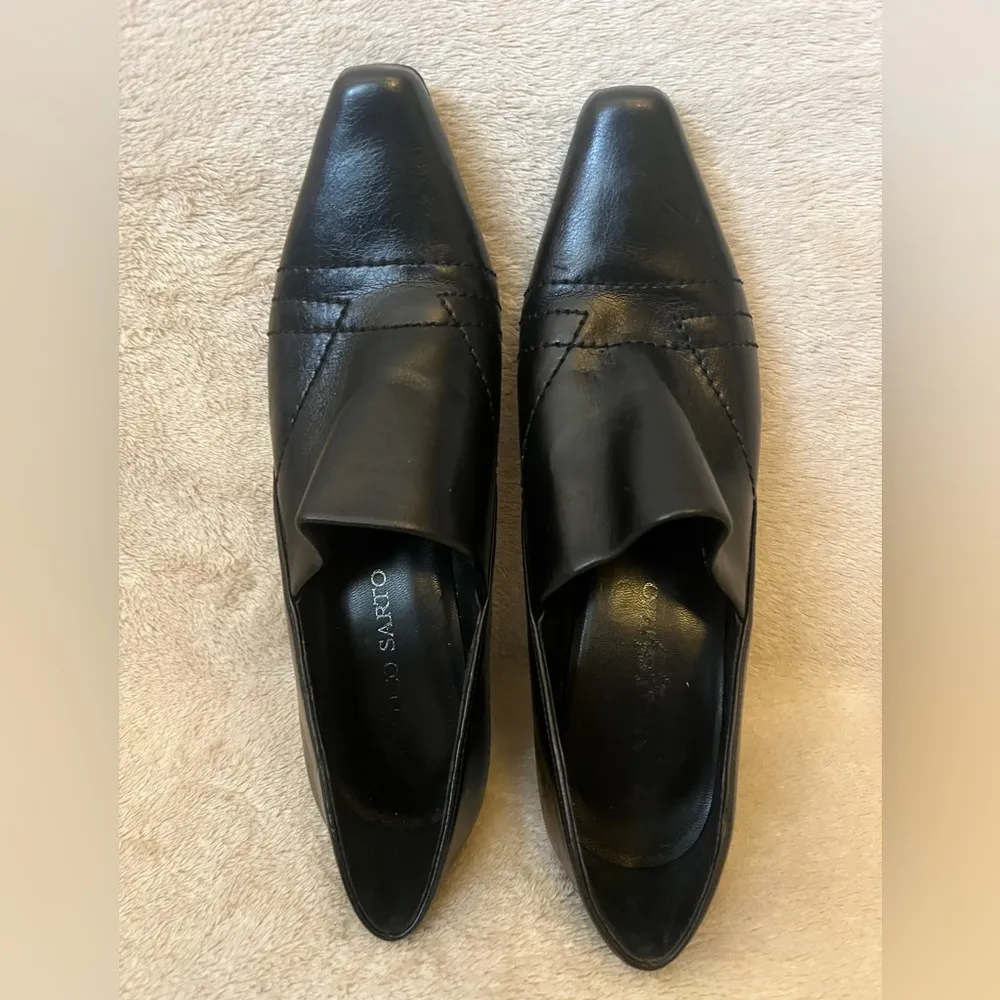 Franco Sarto Pull on Block Heel Shoe - Image 2