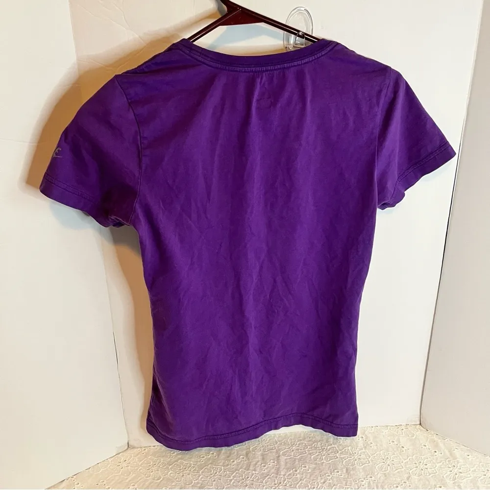 Nike Purple Short Sleeve Tee RUN FOR LIFE - Image 3