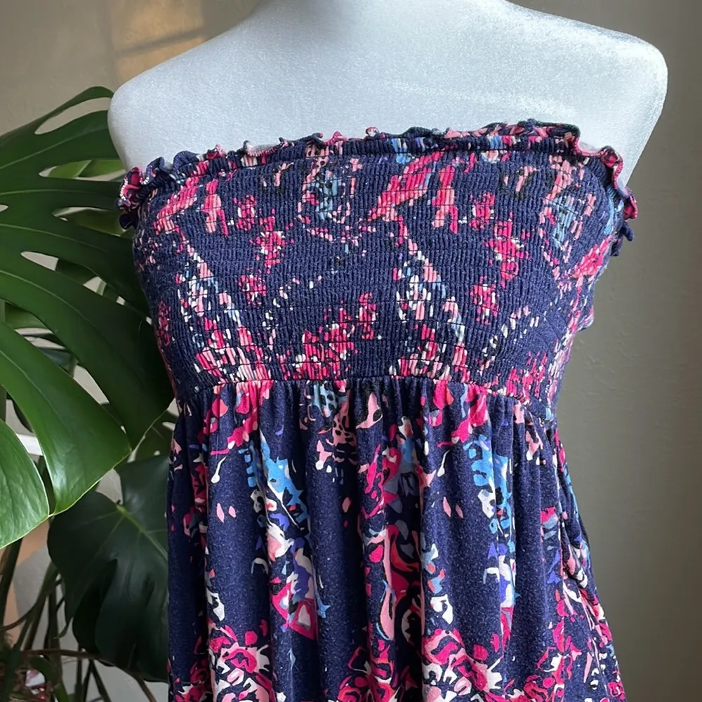 Juicy Couture strapless super soft floral maxi dress - Image 4