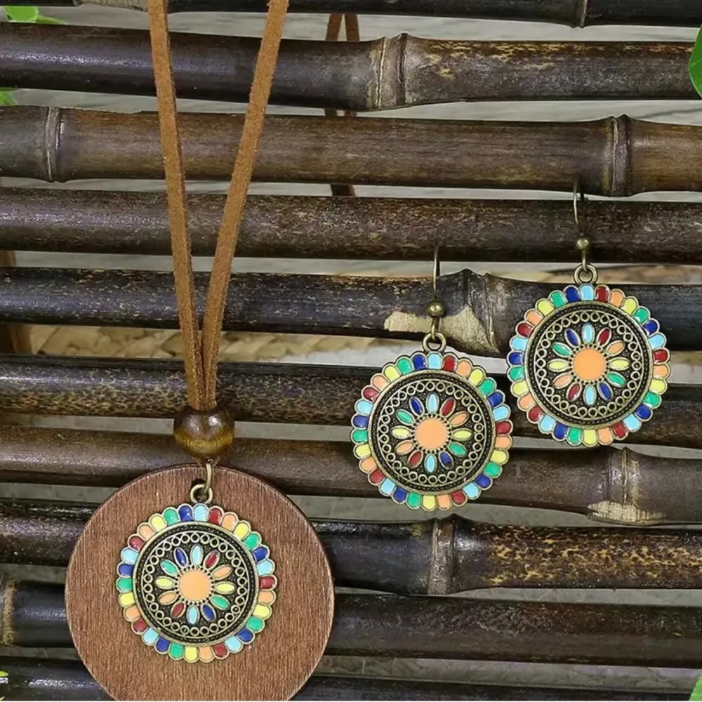 😻😻😻3 for 12😻😻😻BOHO Style Necklace and Earring Set - Image 2