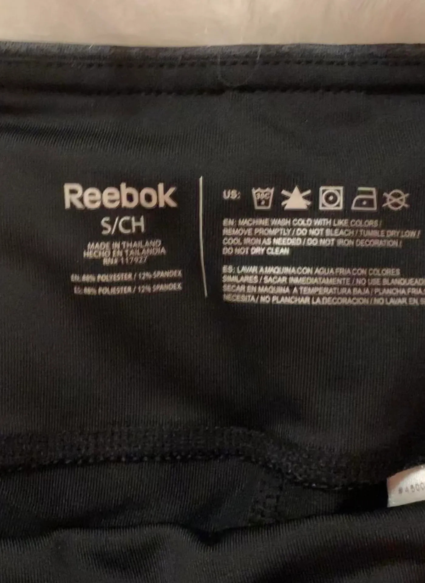 Reebok Black Workout Leggings - Image 3
