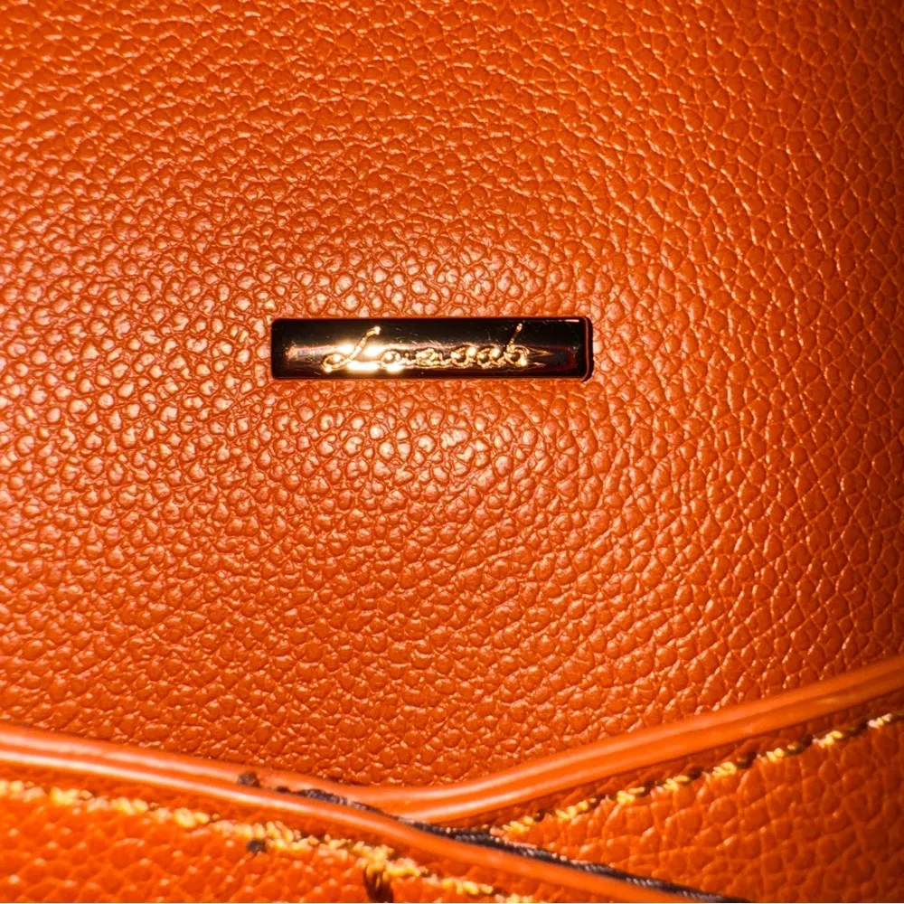 Lovevook Brown Leather Tote Bag‎ Tan - Image 7