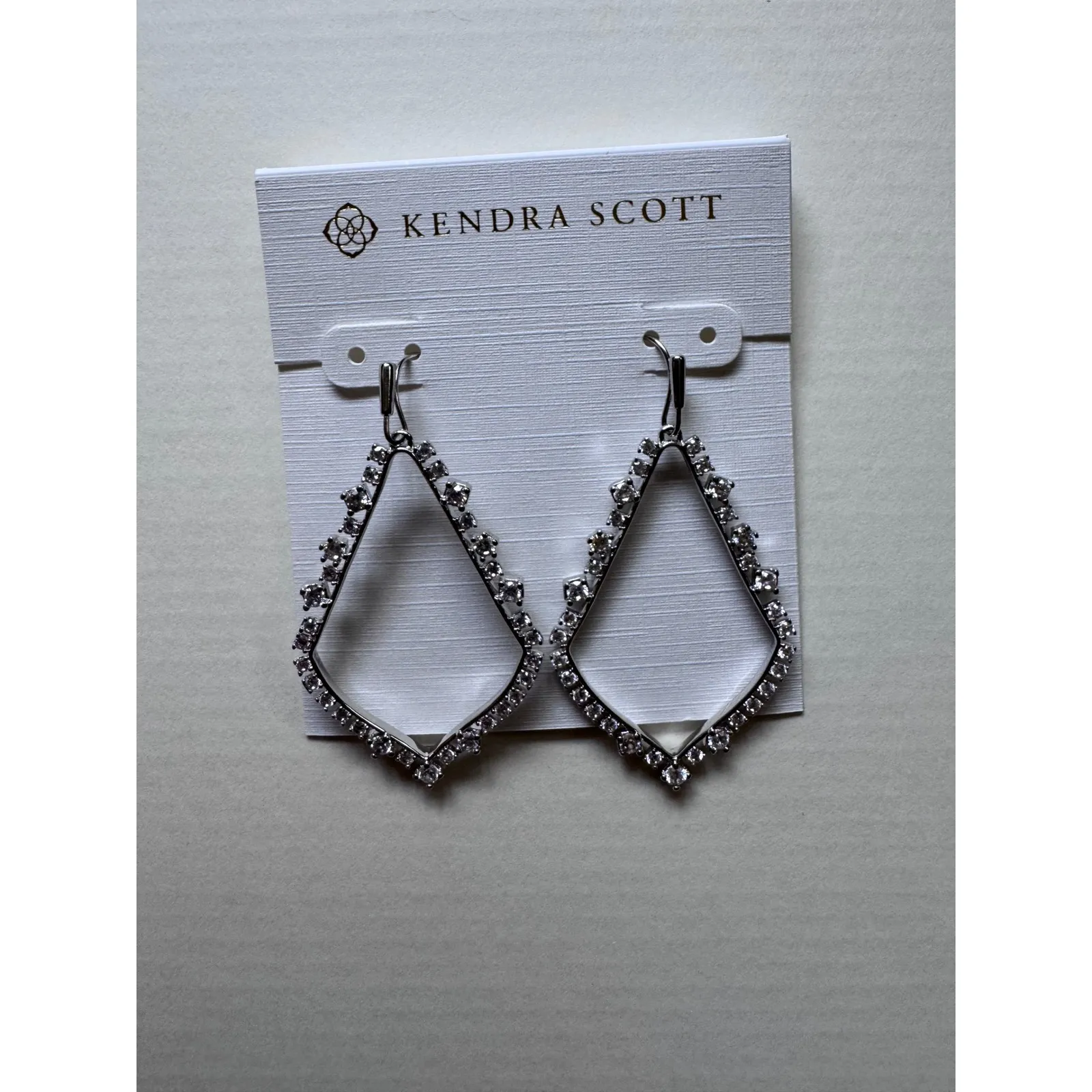 Kendra Scott Sophee Crystal Drop Earrings in Silver WT $90 - Image 3