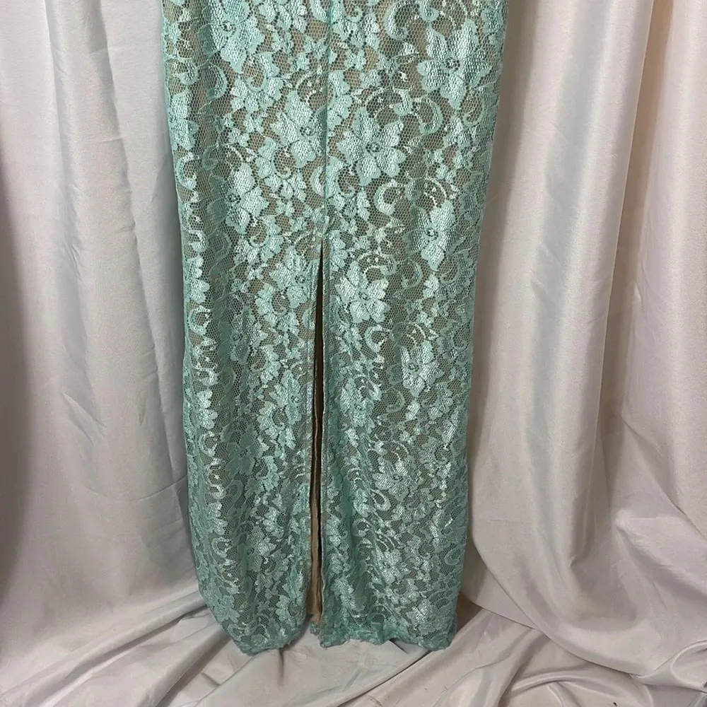 B. Darlin Formal Gown Holiday Tiffany Blue Dress 5/6 - Image 3