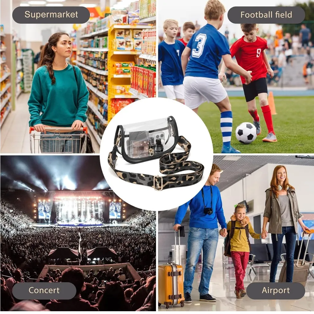 Clear Crossbody Bag Stadium Approved - Image 3