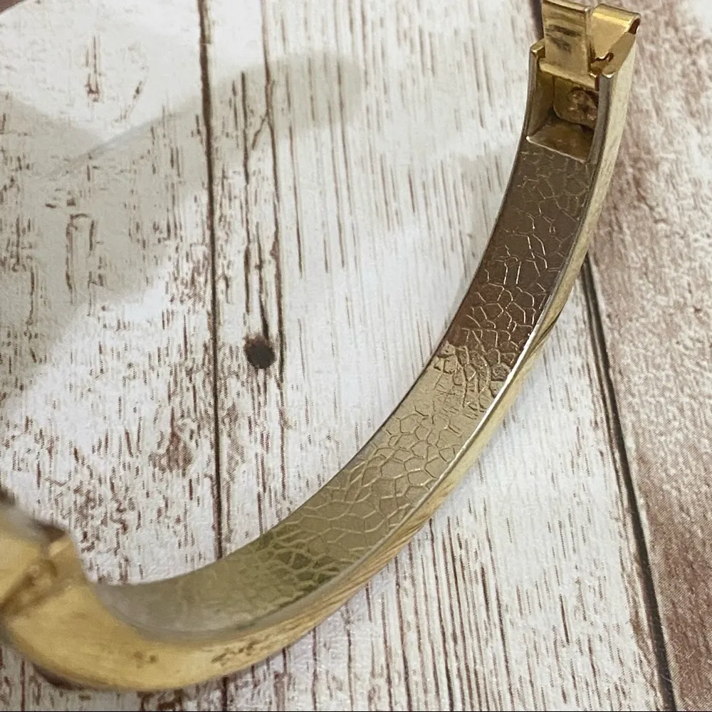 80’s Multicolored Diamond Cut Channel Set Bangle - Image 14