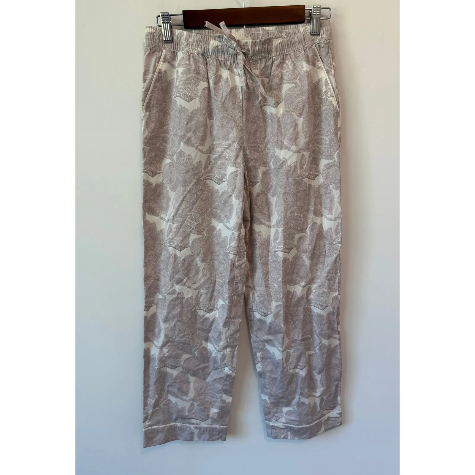 Haven Well Within Organic Cotton‎ Gauze Fern Print Pajama Pants Size XS NWT Tan - Image 4