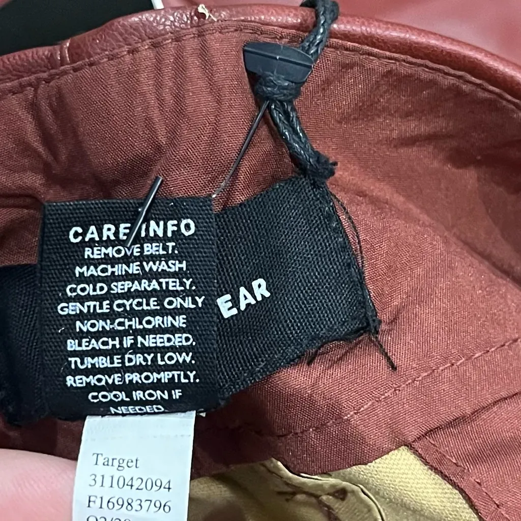 Who What Wear Faux Leather Straight Leg Pants 12 - Image 8