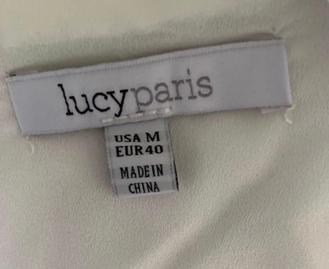 Lucy Paris Floral Crop Top - Image 3