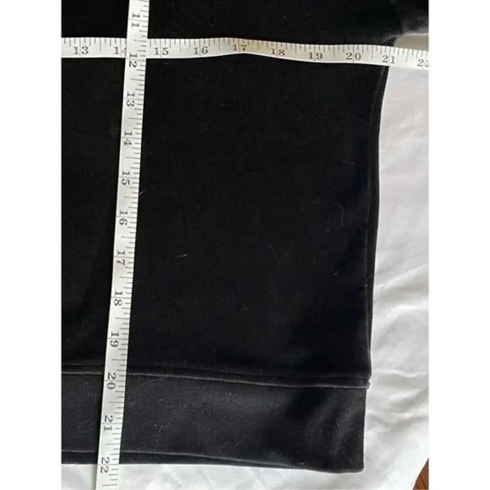 S2 Black Velour Pullover Sweatshirt Size Small‎ - Image 5