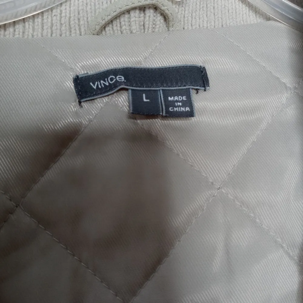 Vince goat leather cream jacket - Image 7