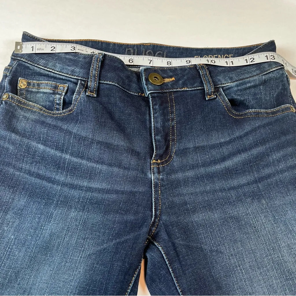 DL1961 Florence Womens SZ 26 Blue Instasculpt Warner‎ Dark Wash Jean Denim - Image 9
