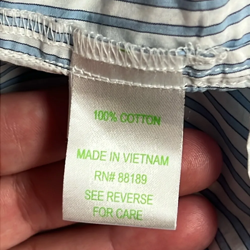 Lilly Pulitzer Striped Button Down Shirt - Image 9