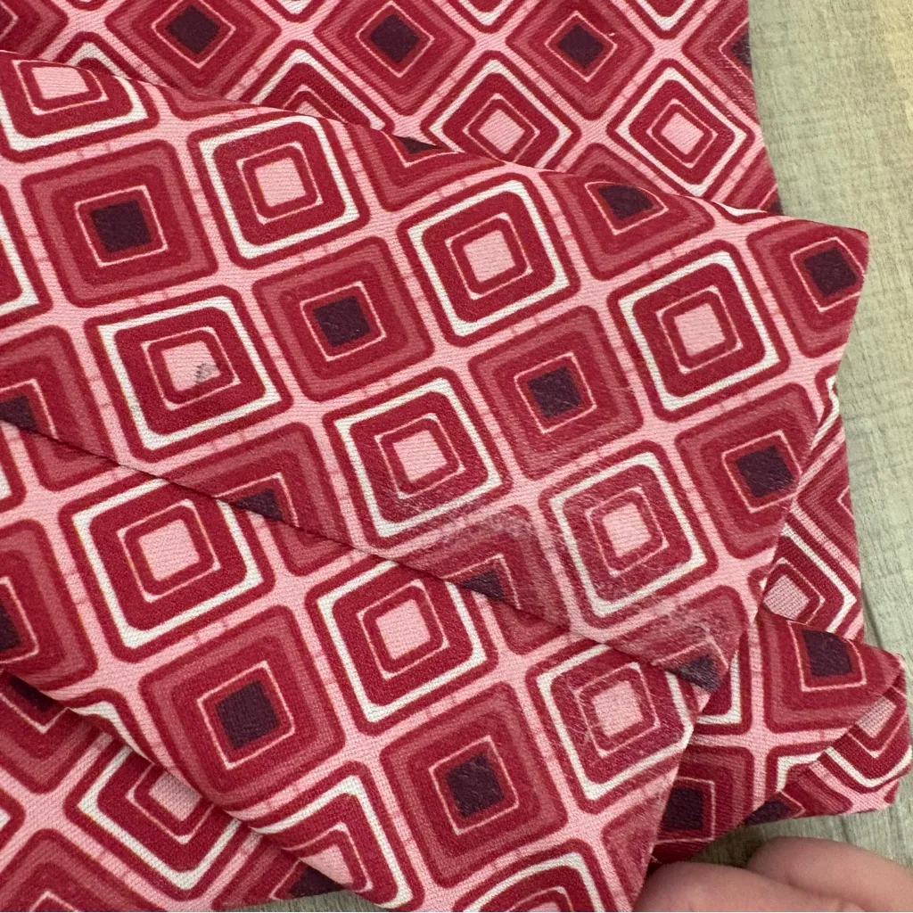 Pink Martini Geometric Patterned Trouser Pants Pink Size medium - Image 11