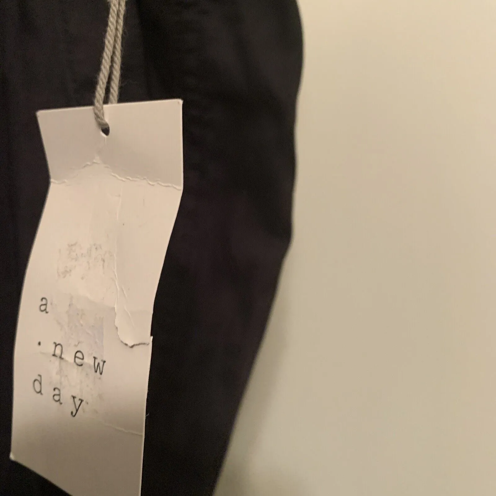 A New Day Women's Plus Size 2X Jogger Pants Pockets Elastic Waist Black - Image 6