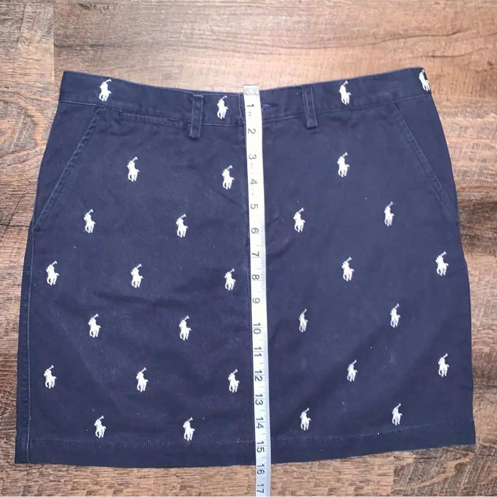 Ralph Lauren Sport Polo Blue/White Pony Skirt Women’s Size 2 - Image 4