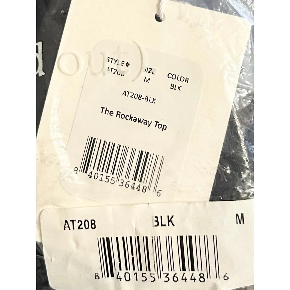 Andie Swim The Rockaway Bikini Swim Top Black M NWT - Image 4