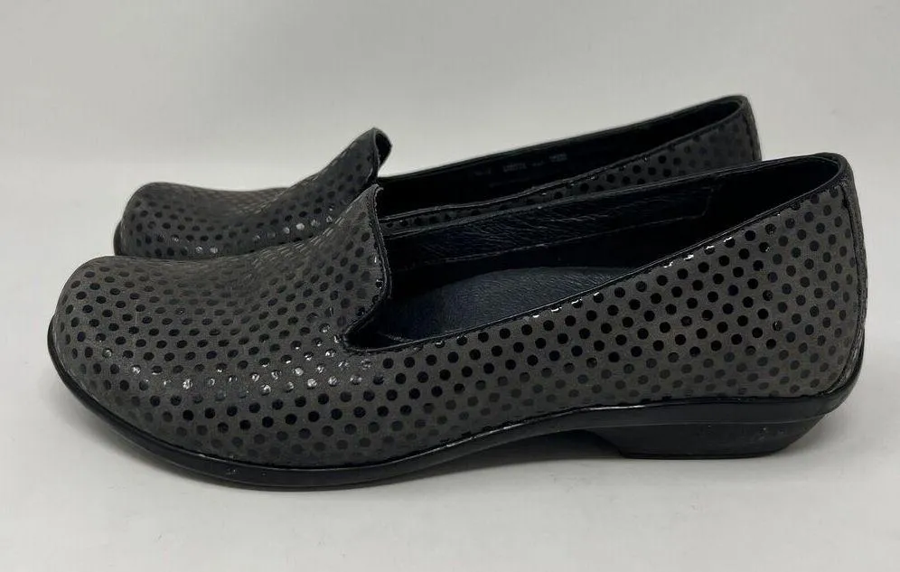 Dansko Olivia Slip On Shimmer Polka Dot Flats Loafers Black EU 37 Women’s Size 7 - Image 3