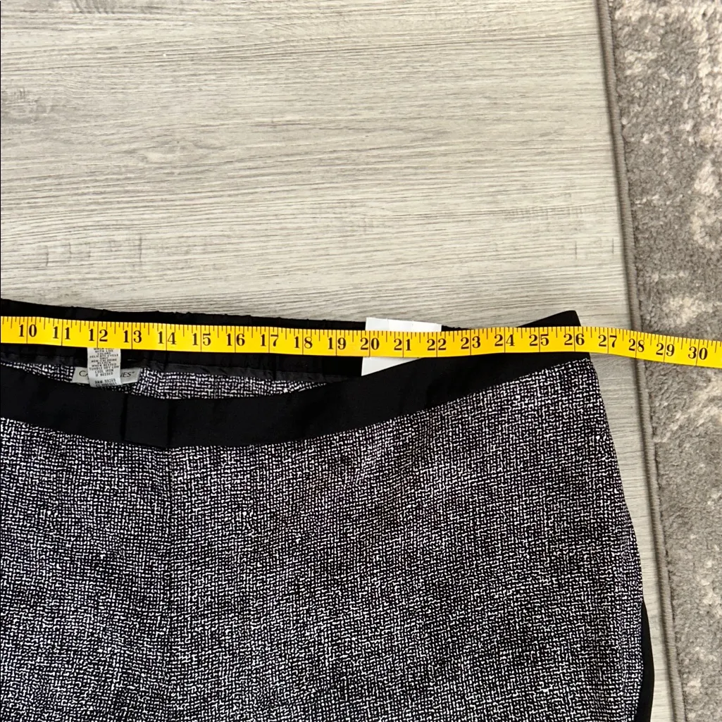 Catherines Charcoal and Black Straight Leg Pants - Image 3