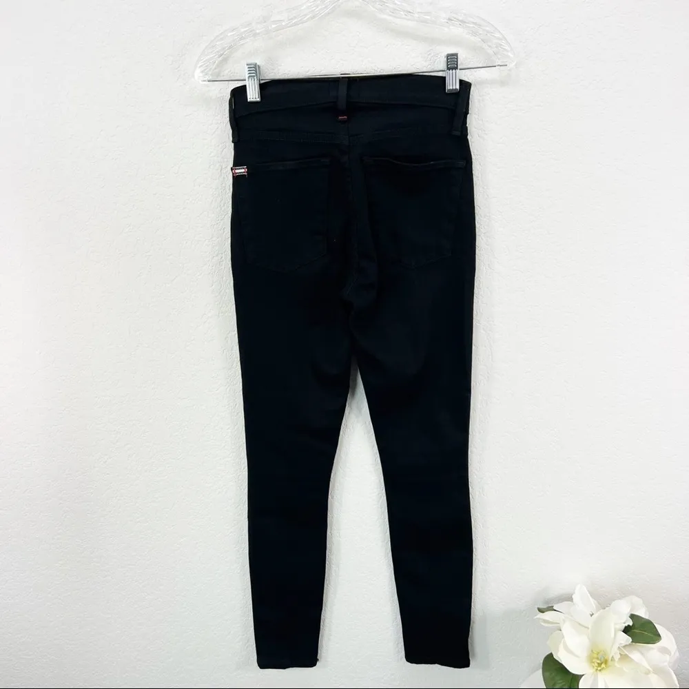 Alice & Olivia Good Hr Ankle Skinny Jeans With Exposed Zipper In Night Fever 25 - Image 6