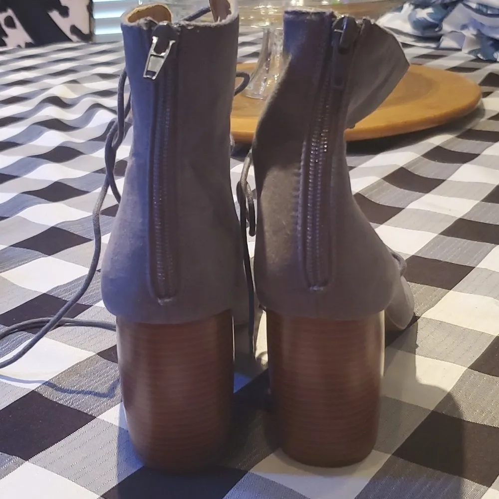 Qupid Peep Toe Boots size 10 - Image 4