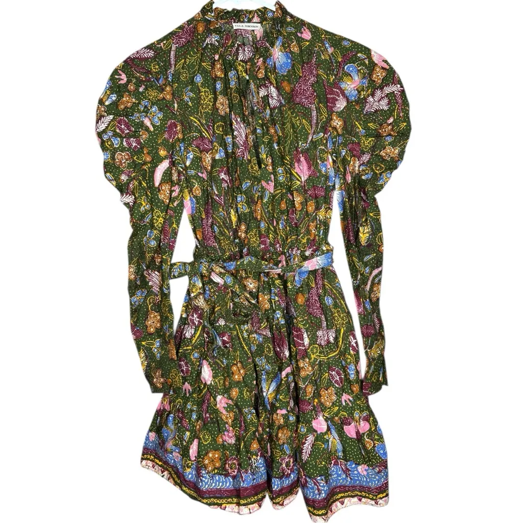 Ulla Johnson Naima Dress Pine Floral Size 2 - Image 5