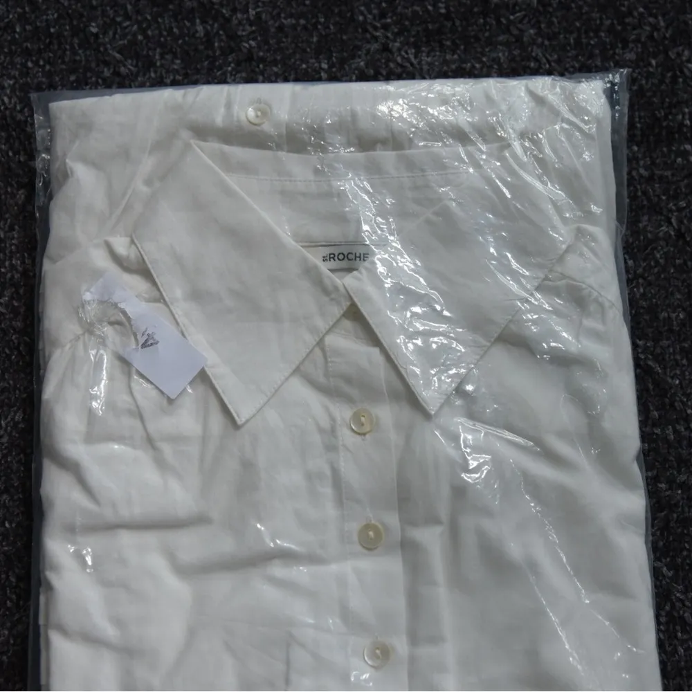 St. Roche Darcy Embroidered Shirtdress Sz 6 Bridgerton French Cottage Cotton White - Image 7