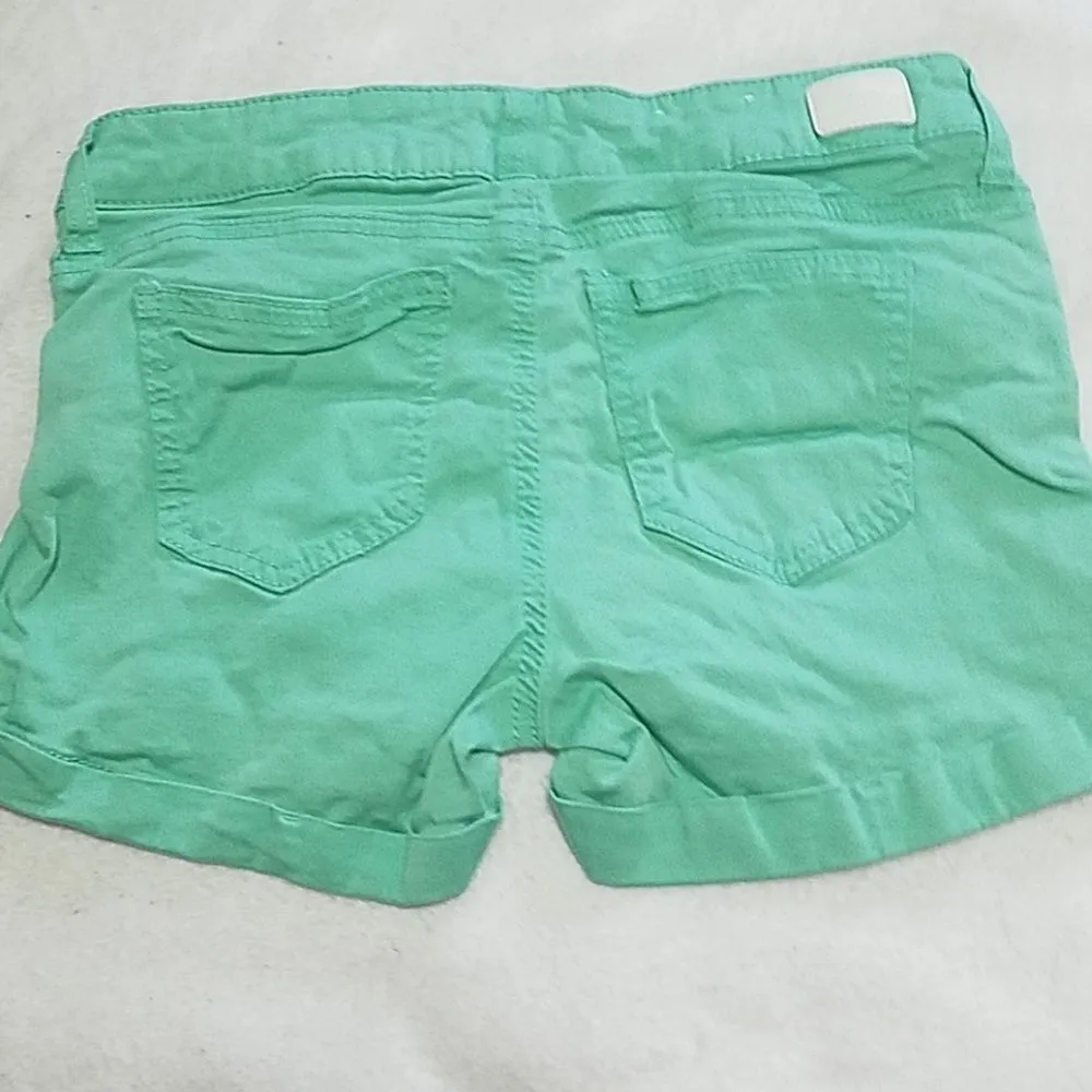 Celebrity Pink Green Shorts (3) - Image 3