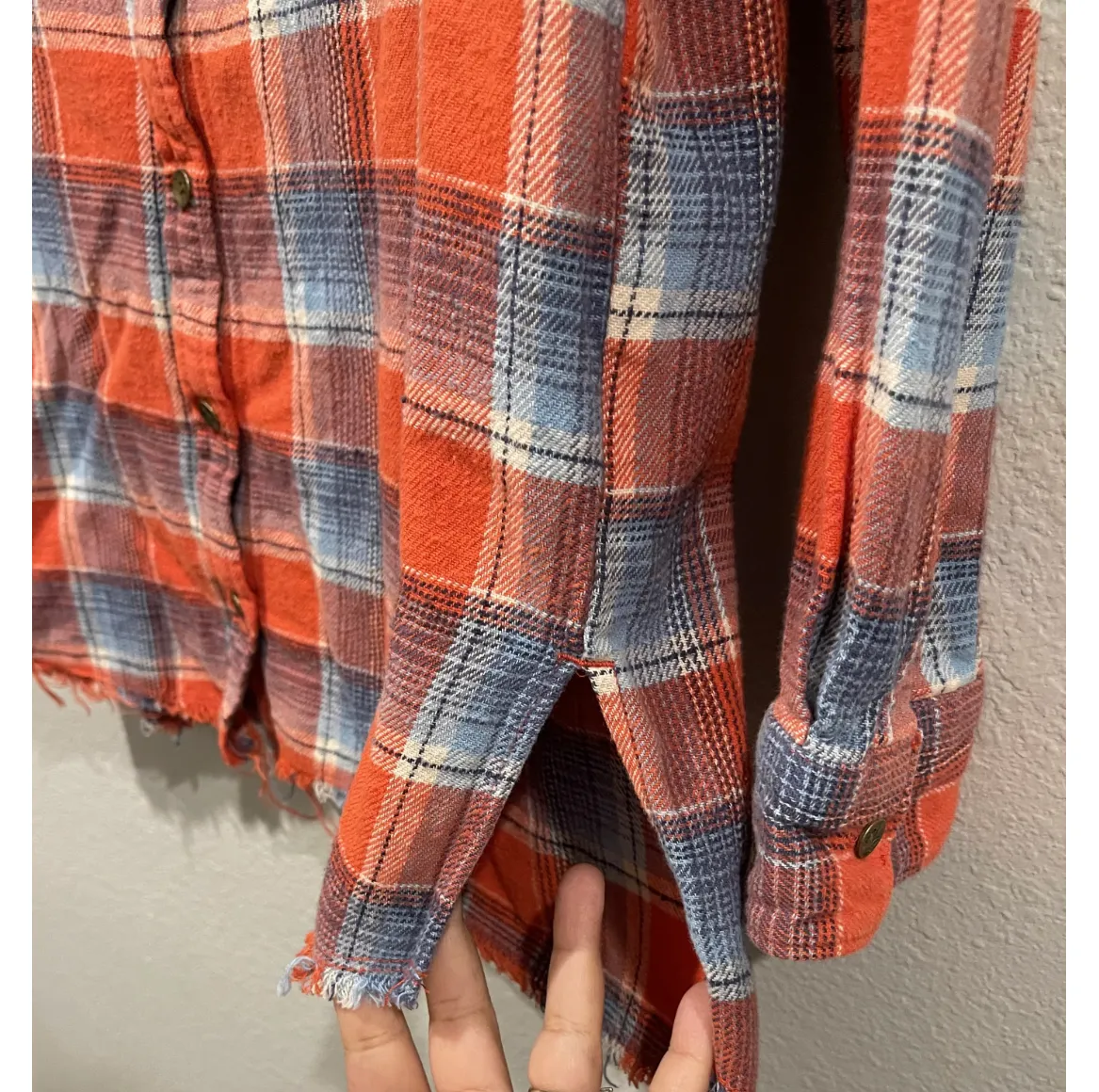 Billabong  Plaid Long Sleeve Button Down Shirt - Image 4