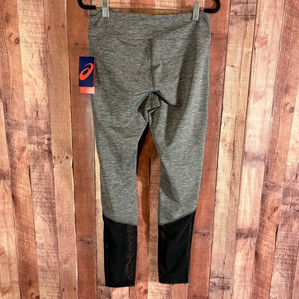 ASICS Gray And Black Active‎ Leggings Size Medium - Image 2