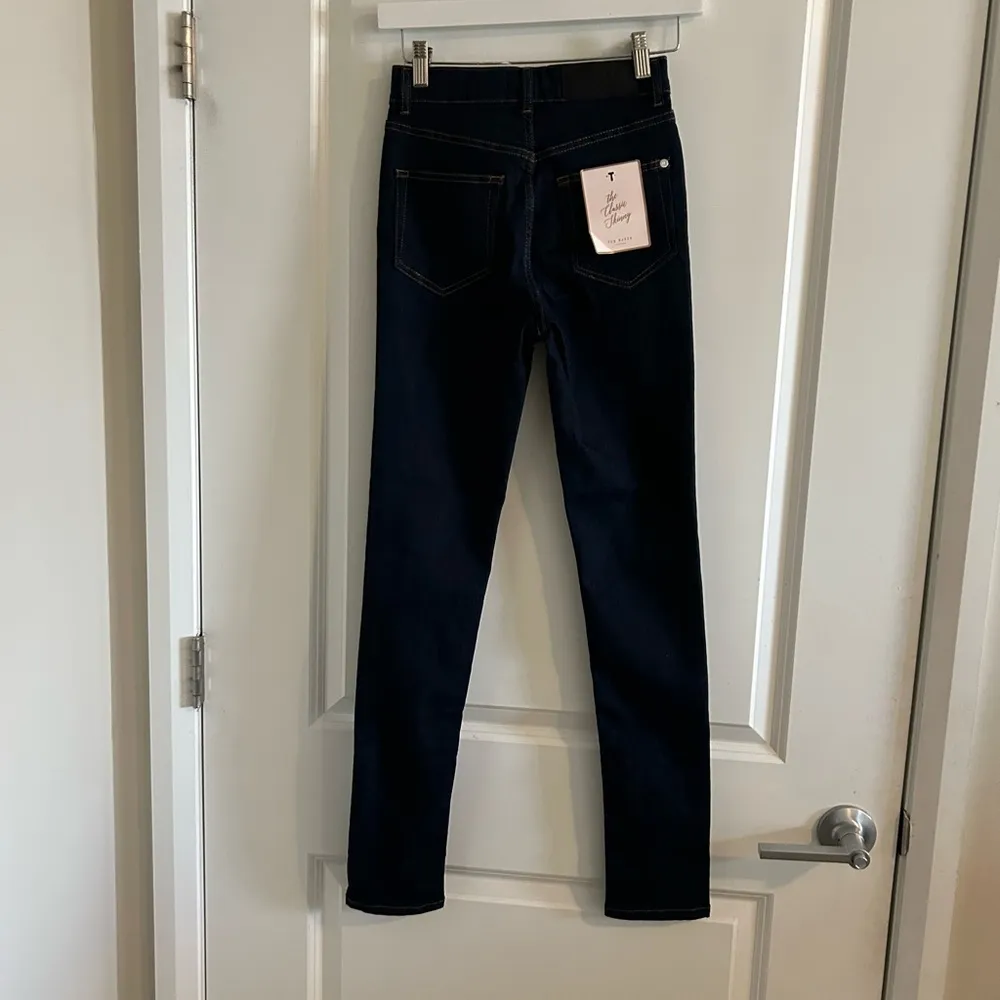 NWT Ted Baker Hope and Jeans Classic Skinny Jeans In Dark Blue Size 25 - Image 7