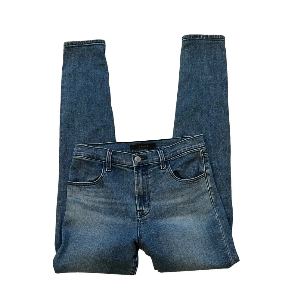 J Brand Maria High-Rise Skinny Jean Comfort Stretch - Sorority Wash - Image 6