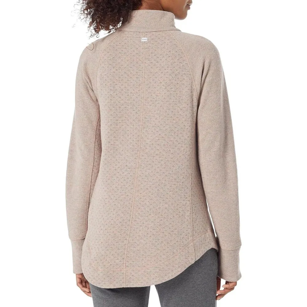 NWT New Womens Prana Sweater Frozen Falls Sweater Tunic M Sepia Brown Wool Blend - Image 3