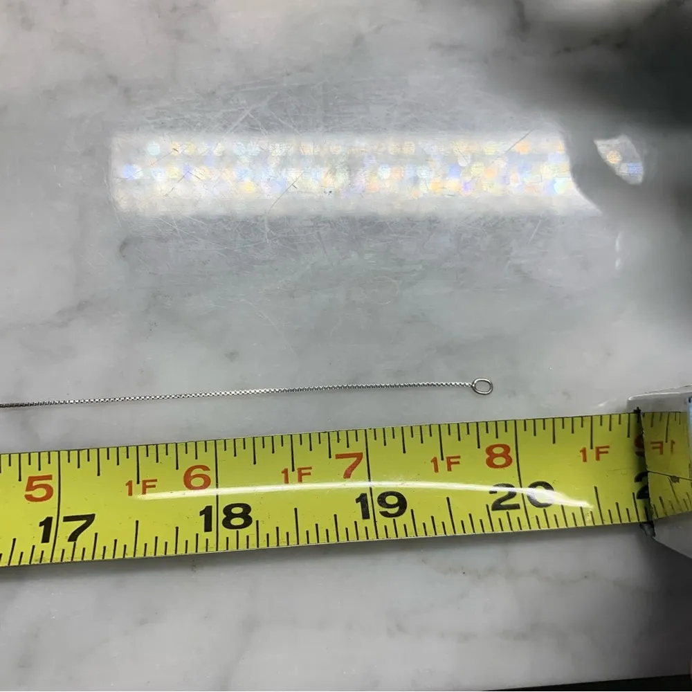 Blue And White Diamond Two Dolphin Pendant Necklace Sterling Silver 925 SUN 20” - Image 8