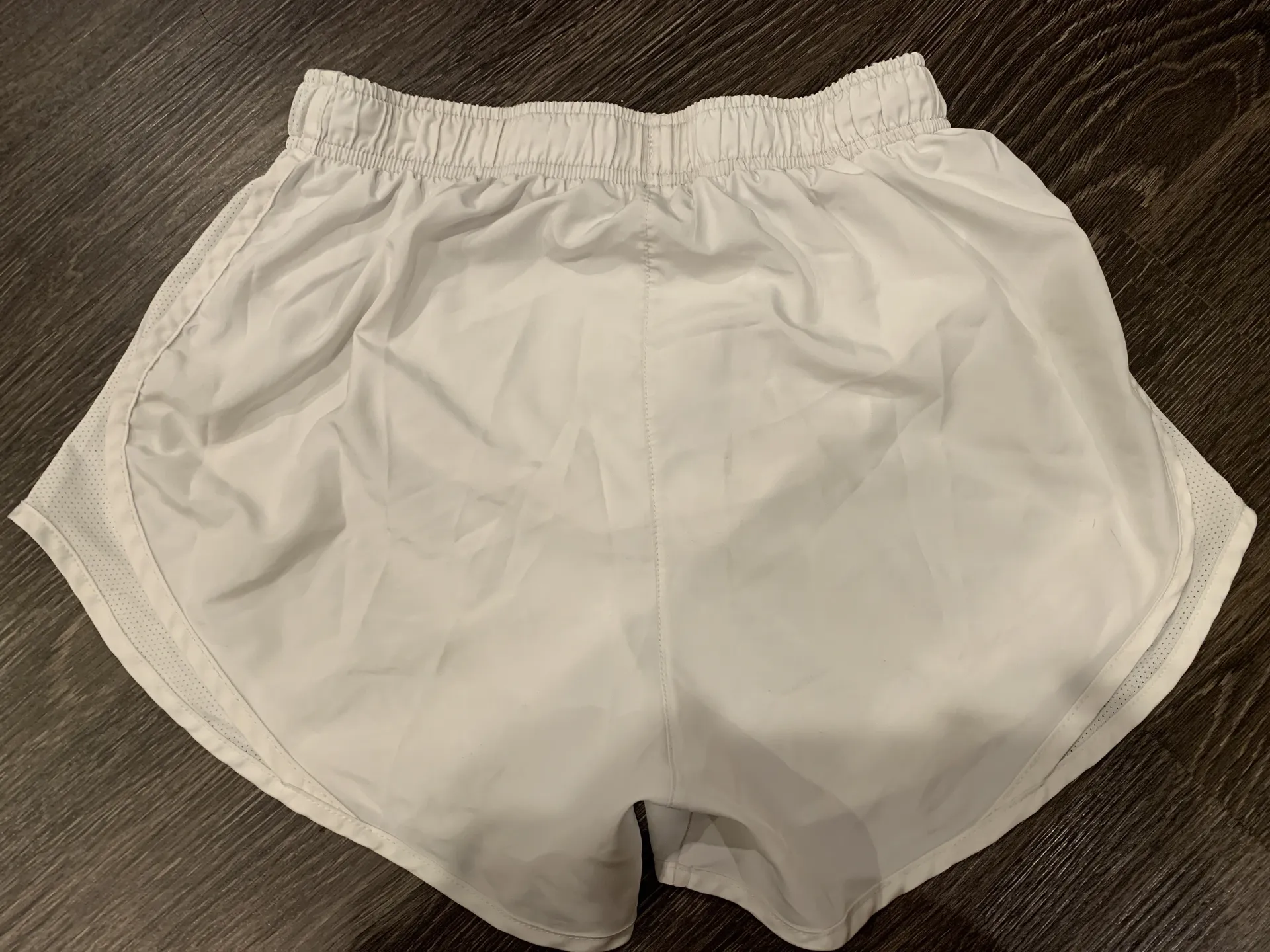 Nike White Athletic Shorts - Image 2