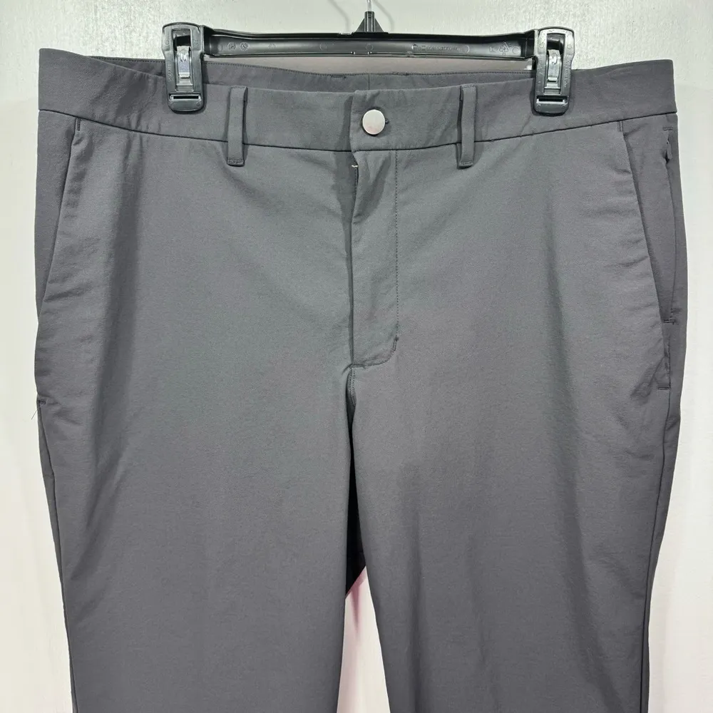 NEW CRZ Yoga Charcoal Gray Stretch Cropped Active Pants Size 36 Women’s Size 18 - Image 3